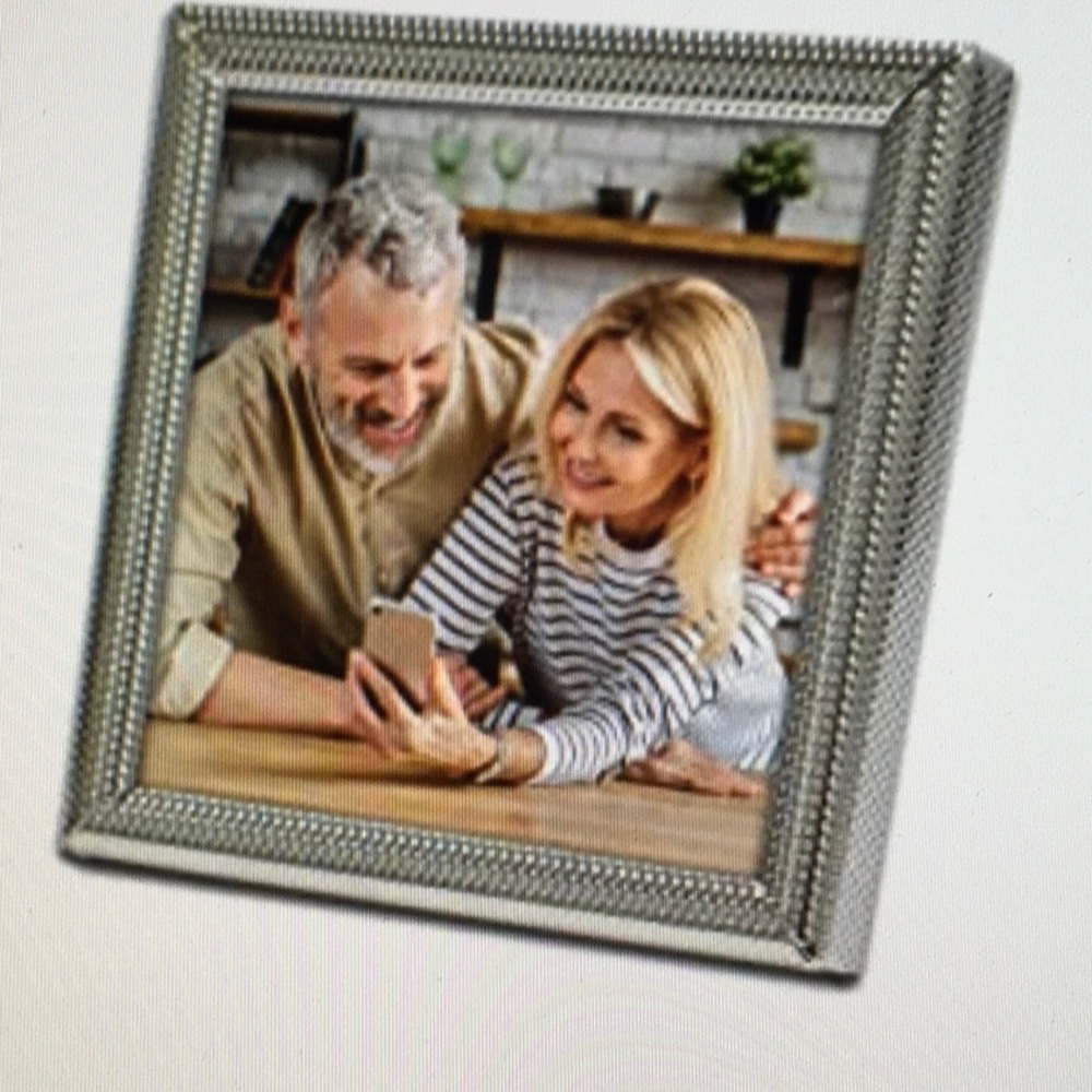 3 New Silver Picture Photo Frames